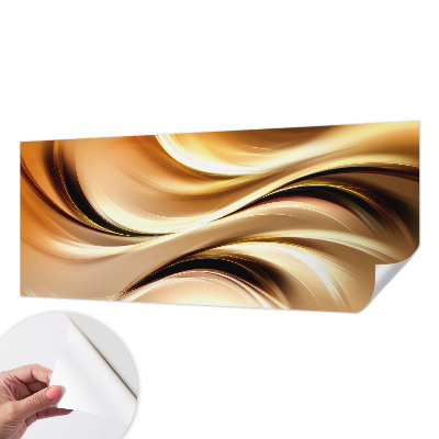 Tapet autoadeziv cu model în valuri colorate