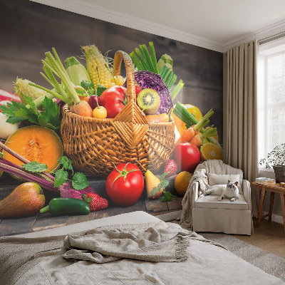 Fototapet 3D pentru dormitor cu design „Eleganță naturală” pentru un ambient calm