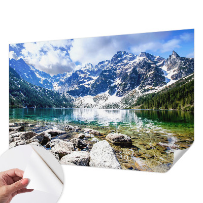 Fototapet 3D pentru living cu motiv de marmură elegantă