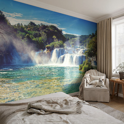 Fototapet autoadeziv pentru living cu motiv de marmură elegantă