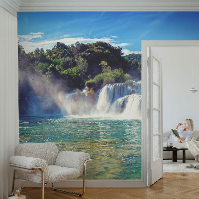 Fototapet autoadeziv pentru living cu motiv de marmură elegantă