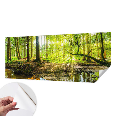 Fototapet autoadeziv pentru dormitor cu motivul valurilor mării