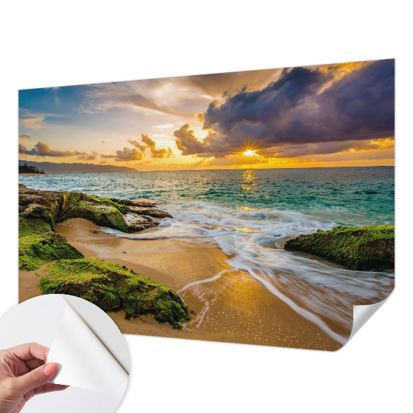 Fototapet autoadeziv pentru camera copiilor cu motivul „Vârtejuri marine”