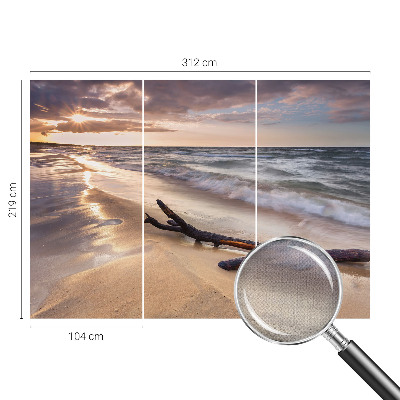 Fototapet 3D pentru dormitor cu model de ramuri goale