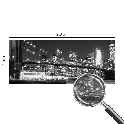 Fototapet 3D pentru living cu aspect de lemn albastru