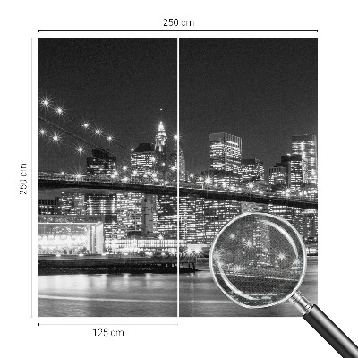 Fototapet 3D pentru living cu aspect de lemn albastru
