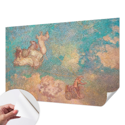 Tapet autocolant perete cu motiv inspirat din natură pentru decor ambiental