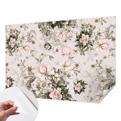 Fototapet autoadeziv pentru living cu design inspirat din natură și aspect subtil