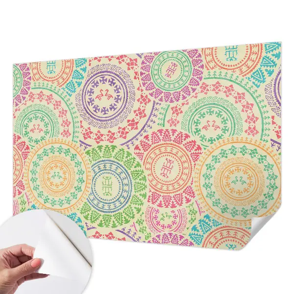 Fototapet autoadeziv pentru camera copiilor Frunze decorative