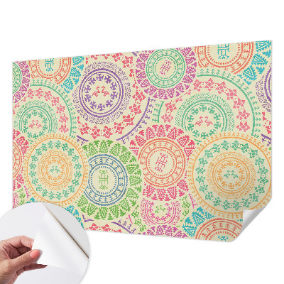 Fototapet autoadeziv pentru camera copiilor Frunze decorative