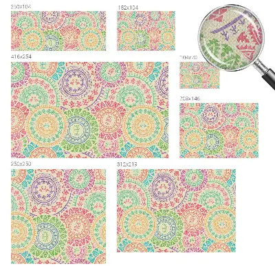 Fototapet autoadeziv pentru camera copiilor Frunze decorative
