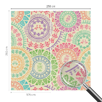 Fototapet autoadeziv pentru camera copiilor cu motive decorative cu frunze