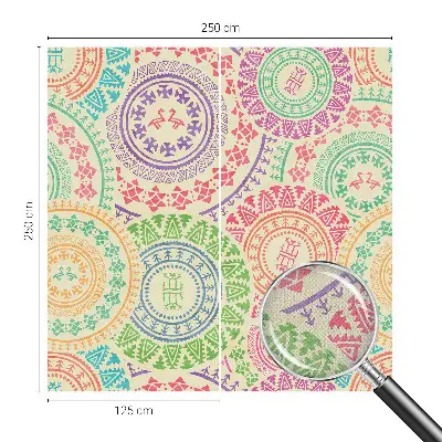 Fototapet autoadeziv pentru camera copiilor Frunze decorative