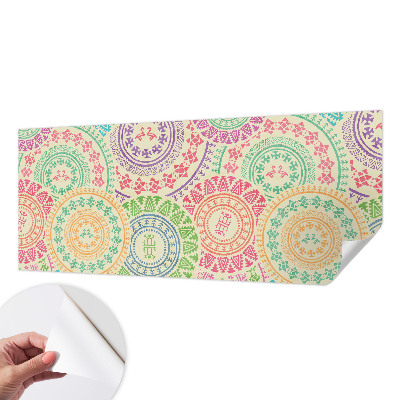 Fototapet autoadeziv pentru camera copiilor cu motive decorative cu frunze