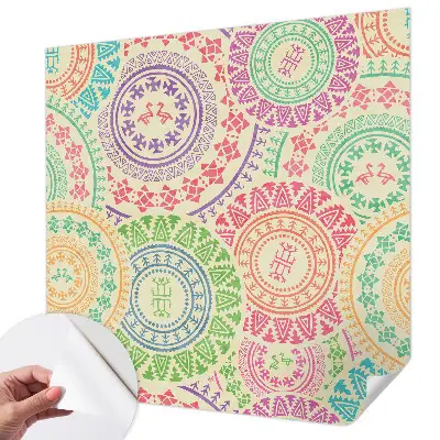 Fototapet autoadeziv pentru camera copiilor Frunze decorative