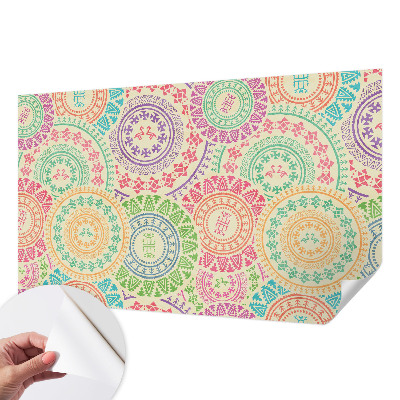 Fototapet autoadeziv pentru camera copiilor cu motive decorative cu frunze