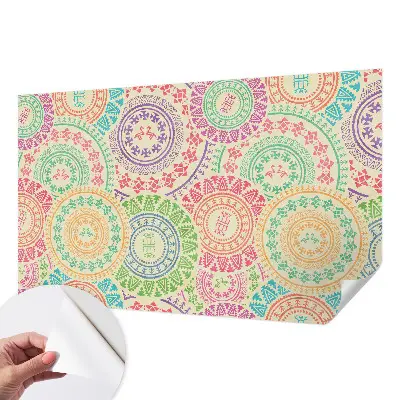 Fototapet autoadeziv pentru camera copiilor Frunze decorative