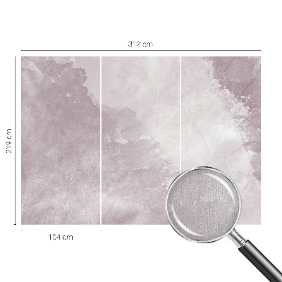 Fototapet 3D pentru living cu ramuri de flori