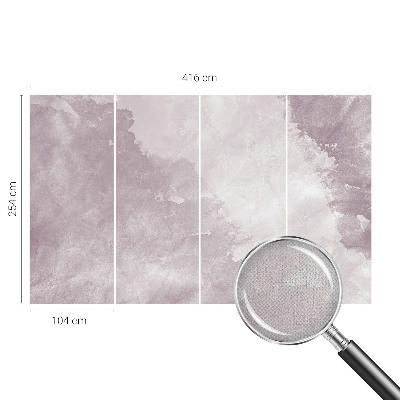 Fototapet 3D pentru living cu ramuri de flori