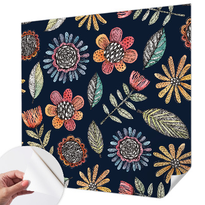 Fototapet 3d cu motiv de plante sălbatice