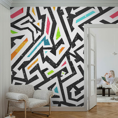 Fototapet 3D pentru living cu motivul „Un colț de pădure”