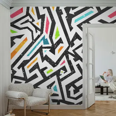 Fototapet 3d pentru living Un colț de pădure