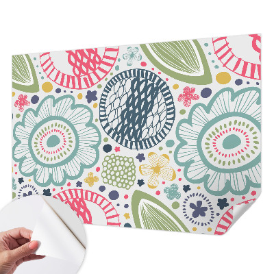 Tapet foto autoadeziv cu motiv floral elegant