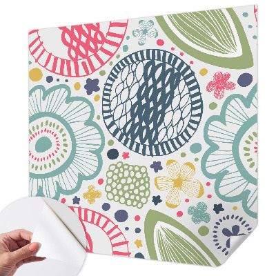 Tapet foto autoadeziv cu motiv floral elegant
