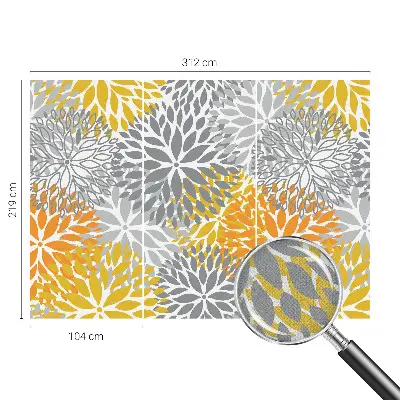 Fototapet 3d autoadeziv Hexagone albastre