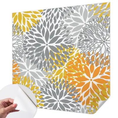 Fototapet 3d autoadeziv Hexagone albastre