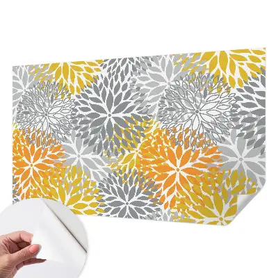 Fototapet 3d autoadeziv Hexagone albastre