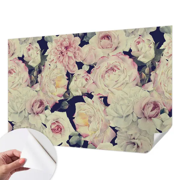 Fototapet 3d pentru dormitor Fantezie florală