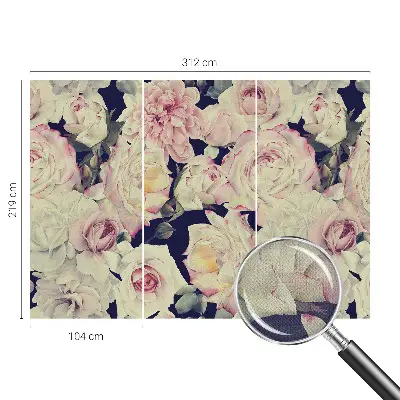 Fototapet 3d pentru dormitor Fantezie florală