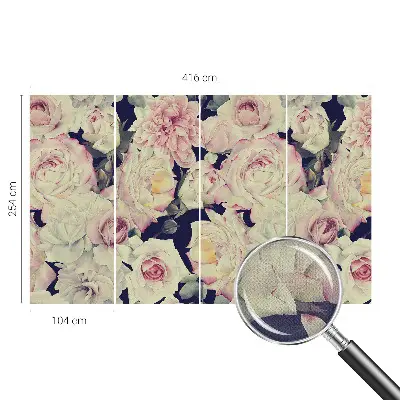 Fototapet 3d pentru dormitor Fantezie florală