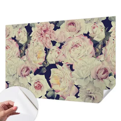 Fototapet 3d pentru dormitor Fantezie florală