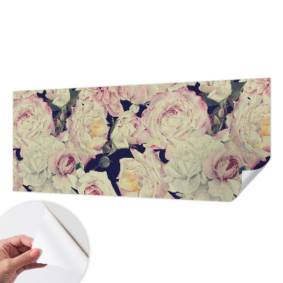 Fototapet 3D pentru dormitor cu motiv floral într-un stil fantezie