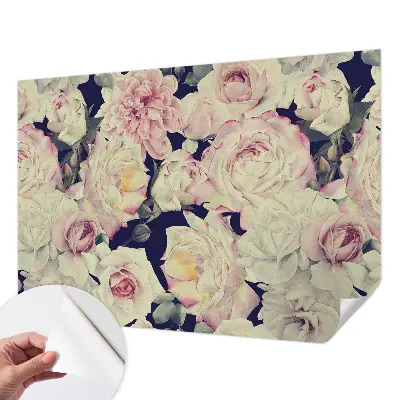 Fototapet 3d pentru dormitor Fantezie florală