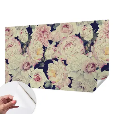 Fototapet 3d pentru dormitor Fantezie florală