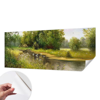 Fototapet autocolant cu model de puncte subtile