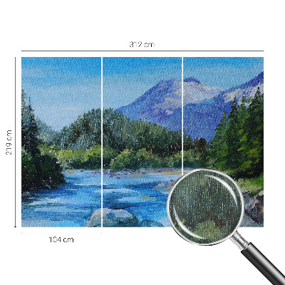 Fototapet 3D pentru living cu motivul 