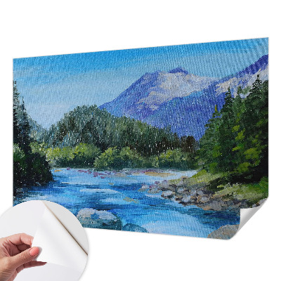 Fototapet 3D pentru living cu motivul 