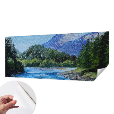 Fototapet 3D pentru living cu motivul 