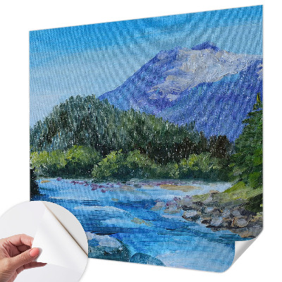 Fototapet 3D pentru living cu motivul 