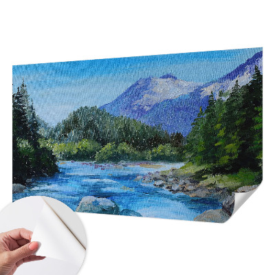 Fototapet 3D pentru living cu motivul 