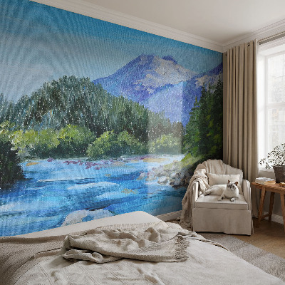 Fototapet 3D pentru living cu motivul 