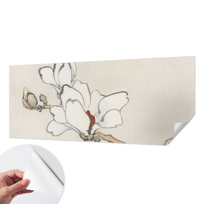 Fototapet 3D pentru living cu păsări așezate pe ramuri