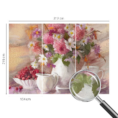 Fototapet autocolant cu design colaj clasic