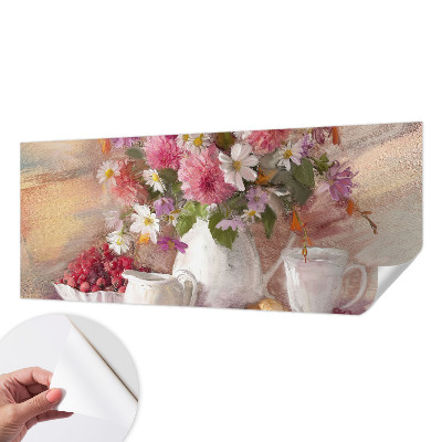 Fototapet autocolant cu design colaj clasic