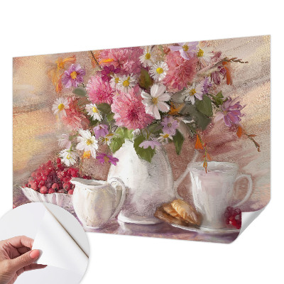 Fototapet autocolant cu design colaj clasic