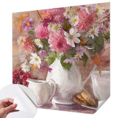 Fototapet autocolant cu design colaj clasic